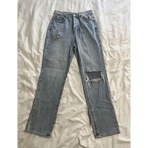Pacsun Stretch Distressed Dad Jean Size 28 Pacific Sunwear